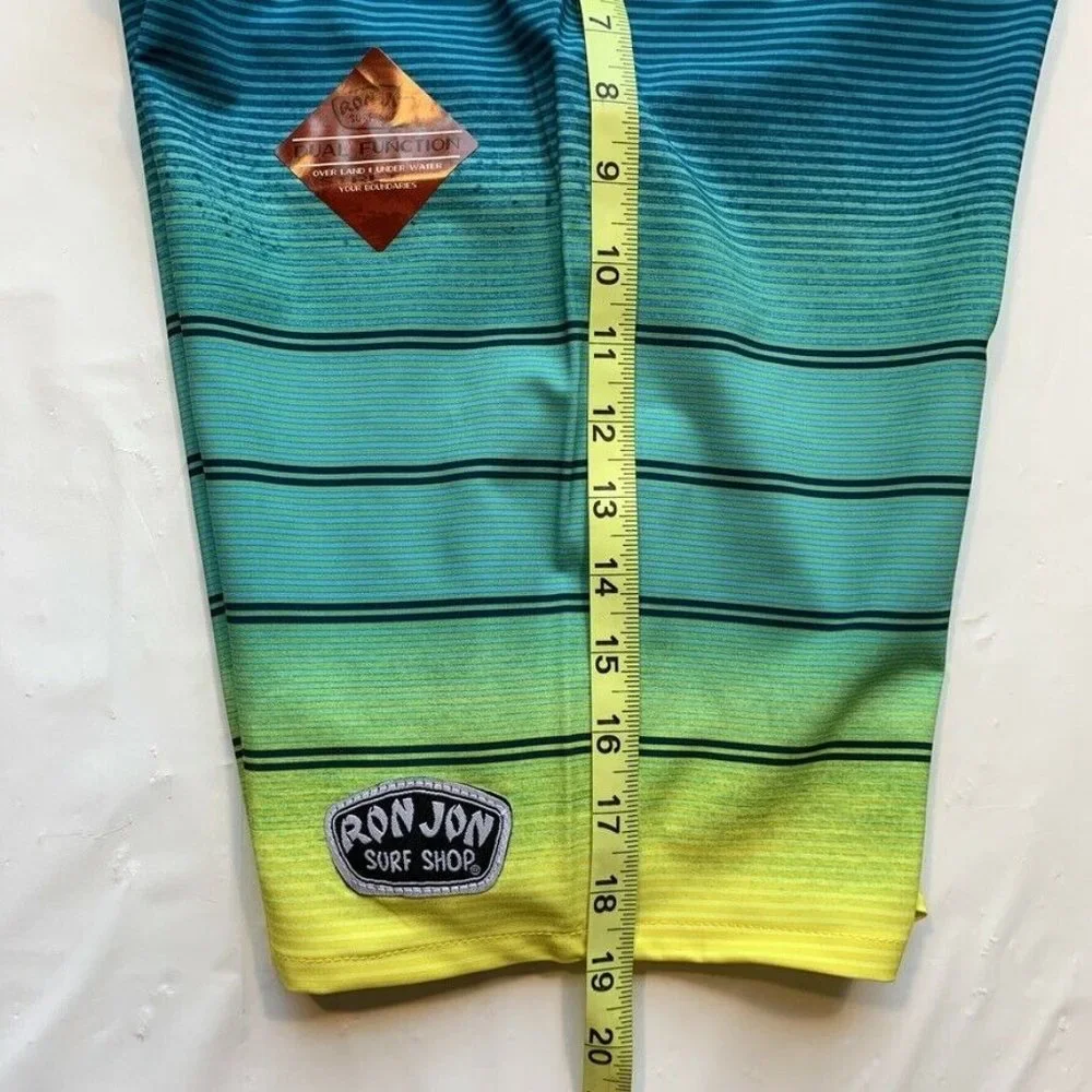 Ron Jon Surf Shop Hybrid Board Shorts‎ Mens 28 Swim Trunks UV Land Water NWT
